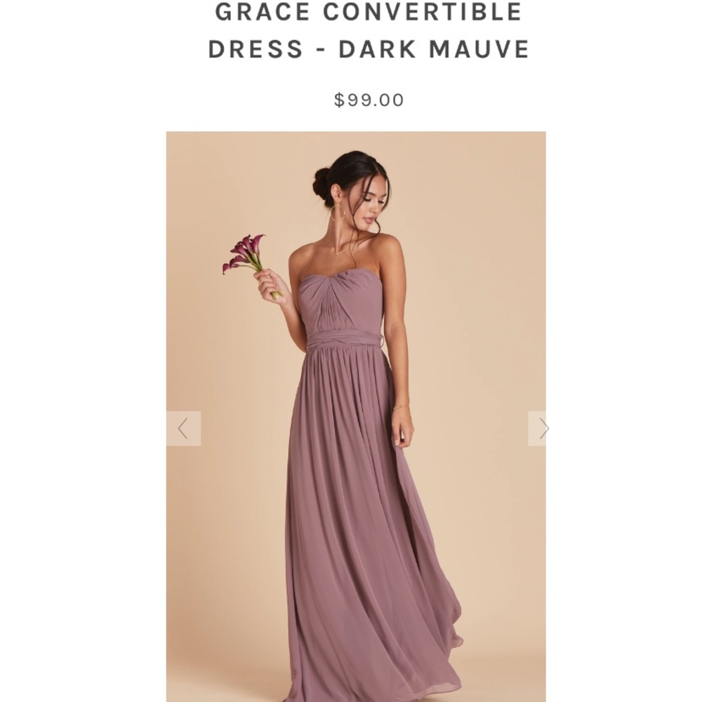 Birdy Grey dark mauve bridesmaid/maternity dress